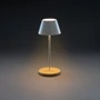 Kép 17/20 - Pure Glow RCS USB újratölthető újrah. műanyag asztali lámpa fehér  