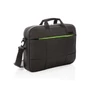 Kép 2/12 - Soho rPet 15,6"-es laptoptáska, PVC-mentes fekete, zöld  