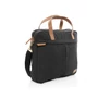Kép 2/11 - Impact AWARE™ 16oz. újrahasznosított vászon laptop táska fekete  