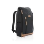 Kép 2/11 - Impact AWARE™ 16oz. újrahasznosított vászon laptop hátizsák fekete  