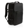 Kép 13/16 - Swiss Peak AWARE™ RPET 15,6"-es bővíthető hétvégi hátizsák fekete  