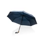 Kép 2/7 - 20,5"-es Impact AWARE™ RPET mini bambusz esernyő 190T sötétkék  
