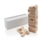 Kép 2/10 - Deluxe jenga fa torony társasjáték fehér  