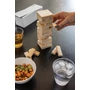 Kép 8/10 - Deluxe jenga fa torony társasjáték fehér  