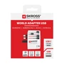 Kép 9/10 - SKROSS világjáró adapter MUV 2 pólusú USB-A-val és C-vel