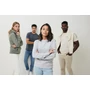 Kép 67/71 - Iqoniq Manuel újrahasznosított pamut póló festetlen heather grey M Unisex