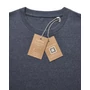Kép 6/43 - Iqoniq Manuel újrahasznosított pamut póló festetlen heather navy M Unisex
