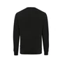 Kép 4/25 - Iqoniq Zion újrahaszn. pamut pulóver kerek nyakkivágással fekete 5XL Unisex