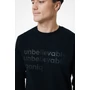 Kép 12/25 - Iqoniq Zion újrahaszn. pamut pulóver kerek nyakkivágással fekete XS Unisex