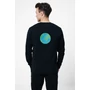Kép 10/25 - Iqoniq Zion újrahaszn. pamut pulóver kerek nyakkivágással fekete XXXL Unisex