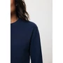 Kép 39/46 - Iqoniq Zion újrahaszn. pamut pulóver kerek nyakkivágással sötétkék 4XL Unisex