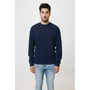 Kép 22/46 - Iqoniq Zion újrahaszn. pamut pulóver kerek nyakkivágással sötétkék XXXL Unisex