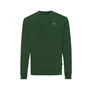 Kép 6/15 - Iqoniq Zion újrahaszn. pamut pulóver kerek nyakkivágással forest green XXXL Unisex