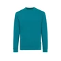 Kép 2/13 - Iqoniq Zion újrahaszn. pamut pulóver kerek nyakkivágással verdigris M Unisex