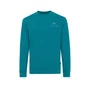Kép 6/13 - Iqoniq Zion újrahaszn. pamut pulóver kerek nyakkivágással verdigris XXL Unisex