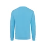 Kép 4/11 - Iqoniq Zion újrahaszn. pamut pulóver kerek nyakkivágással tranquil blue XXL Unisex