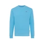 Kép 6/11 - Iqoniq Zion újrahaszn. pamut pulóver kerek nyakkivágással tranquil blue XXL Unisex