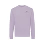 Kép 6/11 - Iqoniq Zion újrahaszn. pamut pulóver kerek nyakkivágással lavender XXXL Unisex