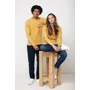 Kép 8/42 - Iqoniq Zion újrahaszn. pamut pulóver kerek nyakkivágással ochre yellow XXXL Unisex