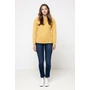 Kép 16/42 - Iqoniq Zion újrahaszn. pamut pulóver kerek nyakkivágással ochre yellow XXXL Unisex