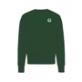 Kép 6/16 - Iqoniq Kruger relaxed újrah. pamut pulóver kerek nyakkivágás forest green L Unisex