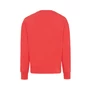 Kép 4/20 - Iqoniq Kruger relaxed újrah. pamut pulóver kerek nyakkivágás luscious red XS Unisex