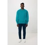 Kép 24/49 - Iqoniq Kruger relaxed újrah. pamut pulóver kerek nyakkivágás verdigris L Unisex