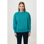 Kép 26/49 - Iqoniq Kruger relaxed újrah. pamut pulóver kerek nyakkivágás verdigris L Unisex