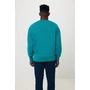 Kép 34/49 - Iqoniq Kruger relaxed újrah. pamut pulóver kerek nyakkivágás verdigris L Unisex