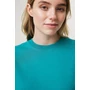 Kép 41/49 - Iqoniq Kruger relaxed újrah. pamut pulóver kerek nyakkivágás verdigris L Unisex