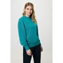 Kép 18/49 - Iqoniq Kruger relaxed újrah. pamut pulóver kerek nyakkivágás verdigris L Unisex