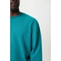 Kép 44/49 - Iqoniq Kruger relaxed újrah. pamut pulóver kerek nyakkivágás verdigris XXL Unisex