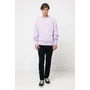 Kép 12/26 - Iqoniq Kruger relaxed újrah. pamut pulóver kerek nyakkivágás lavender L Unisex