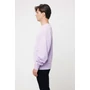 Kép 14/26 - Iqoniq Kruger relaxed újrah. pamut pulóver kerek nyakkivágás lavender L Unisex