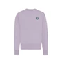 Kép 23/26 - Iqoniq Kruger relaxed újrah. pamut pulóver kerek nyakkivágás lavender L Unisex