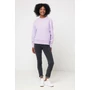 Kép 18/26 - Iqoniq Kruger relaxed újrah. pamut pulóver kerek nyakkivágás lavender XXL Unisex
