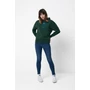 Kép 20/40 - Iqoniq Jasper újrahasznosított pamut kapucnis pulóver forest green S Unisex