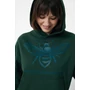 Kép 28/40 - Iqoniq Jasper újrahasznosított pamut kapucnis pulóver forest green S Unisex