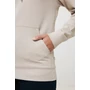 Kép 78/103 - Iqoniq Jasper újrahasznosított pamut kapucnis pulóver desert XS Unisex