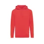 Kép 2/21 - Iqoniq Jasper újrahasznosított pamut kapucnis pulóver luscious red XS Unisex
