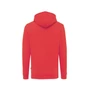 Kép 4/21 - Iqoniq Jasper újrahasznosított pamut kapucnis pulóver luscious red XS Unisex