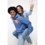 Kép 27/47 - Iqoniq Jasper újrahasznosított pamut kapucnis pulóver sky blue M Unisex