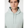 Kép 39/74 - Iqoniq Jasper újrahasznosított pamut kapucnis pulóver Iceberg green XXL Unisex