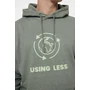 Kép 21/97 - Iqoniq Torres újrahaszn. pamut kapucnis pulóver festetlen heather green L Unisex