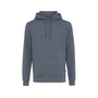 Kép 2/77 - Iqoniq Torres újrahaszn. pamut kapucnis pulóver festetlen heather navy M Unisex