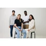 Kép 40/77 - Iqoniq Torres újrahaszn. pamut kapucnis pulóver festetlen heather navy M Unisex