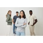 Kép 71/77 - Iqoniq Torres újrahaszn. pamut kapucnis pulóver festetlen heather navy M Unisex