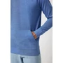 Kép 29/60 - Iqoniq Torres újrahaszn. pamut kapucnis pulóver festetlen heather blue S Unisex