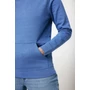 Kép 35/60 - Iqoniq Torres újrahaszn. pamut kapucnis pulóver festetlen heather blue S Unisex