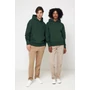 Kép 8/58 - Iqoniq Yoho relaxed újrahasznosított pamut kapucnis pulóver forest green L Unisex